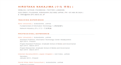Desktop Screenshot of hirotaka.org